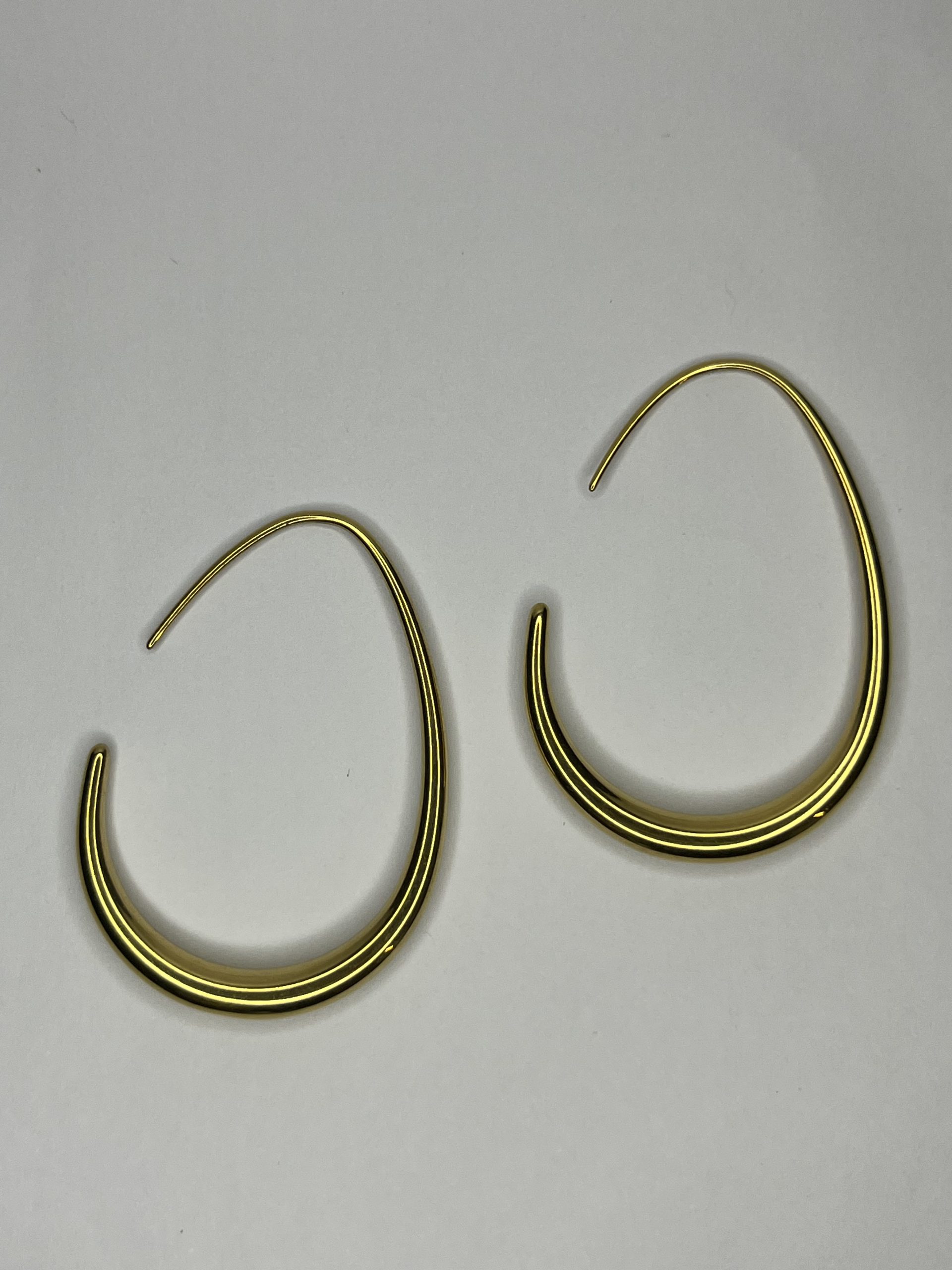 Golden Wide Hoops